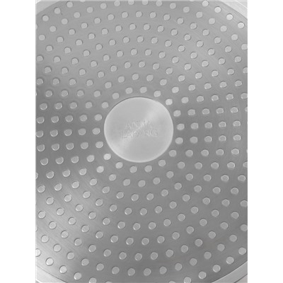 Сковорода, 28 см, с покрытием, алюминий, молочная, Palisander