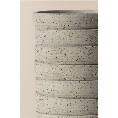 Ella Saksı - Soft Gri - 14 cm