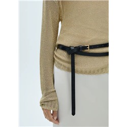 Jersey lúrex cuello barco