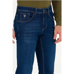 Erkek Koyu Mavi Jean Pantolon