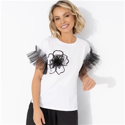 Футболка комбинированная с сеткой, Видно издалека