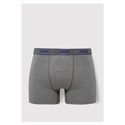 Mavi 3lü Gri Basic Boxer 0911407-23854