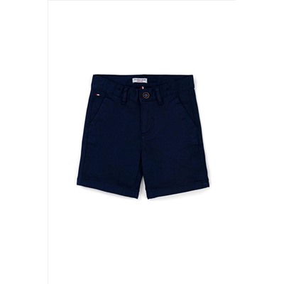 Erkek Çocuk Lacivert Dokuma Şort