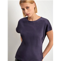 Блузка приталенного кроя, B3078/nightshade