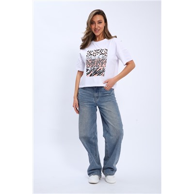 Футболка женская Modellance c принтом 32078