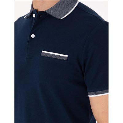 Lacivert Slim Fit Tişört