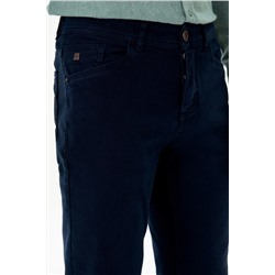 Erkek Lacivert Kanvas Pantolon