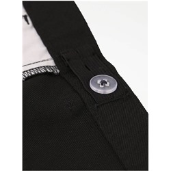 Boys Black Regular Leg School Trousers 5 Pack