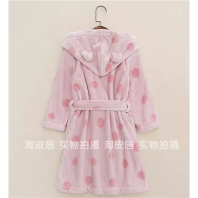 Теплый халат для девочек и мальчиков (110-150)