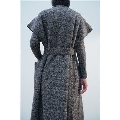 CHALECO JASPEADO 100% LANA