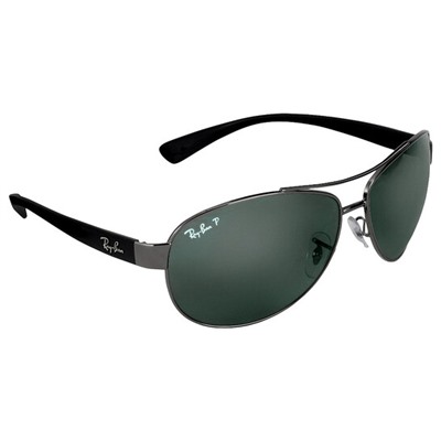 Ray-Ban Polarized Green Classic G-15 Pilot Men's Sunglasses