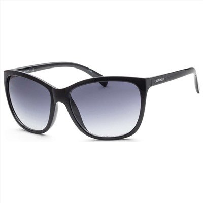Calvin Klein Women's Black Cat-Eye Sunglasses
