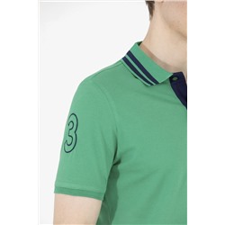 Erkek Yeşil Basic Polo Yaka Tişört