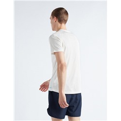 Reflective Breathable Sports T-shirt, Men, White