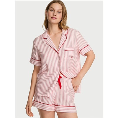 Victoria's Secret Cotton Flannel Short Pajama Set
