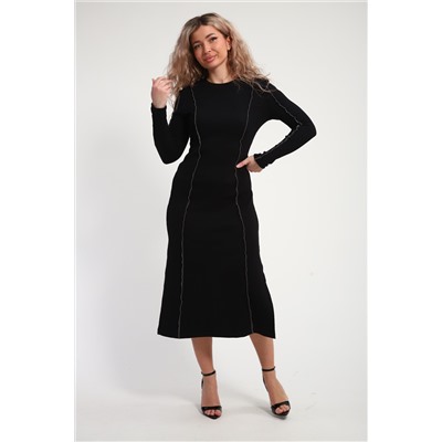 Платье женское кашкорсе со швом ПлЖ-01