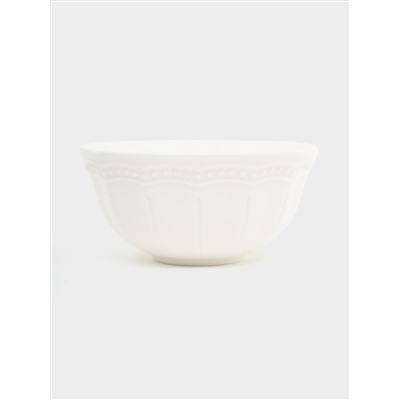 Салатник, 12 см, 0.3 л, белый, Elite