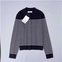 Простой шерстяной кардиган в тонкую полоску МАКС МАР*А