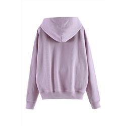 Sudadera con capucha Malva
