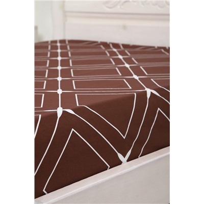 Простыня на резинке сатин Искушение