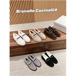 Лоферы натур замша люкс