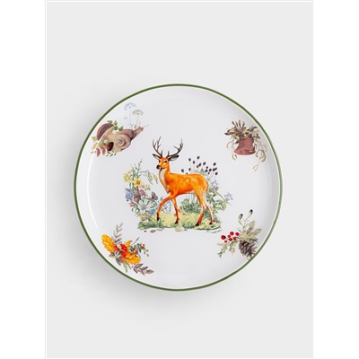 Набор, 3 пр, тарелка 18 см, салатник 13 см, кружка 200 мл, Олени