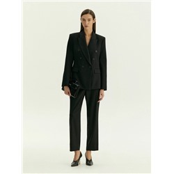 Двубортный жакет из костюмной шерсти, ML744/voyla