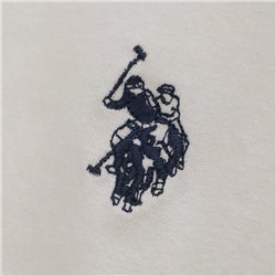 Мужская классическая футболка с вышитым логотипом на  груди  Экспорт U.S. Polo Assn