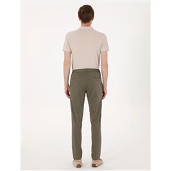 Yeşil Ex. Slim Fit Kumaş Pantolon