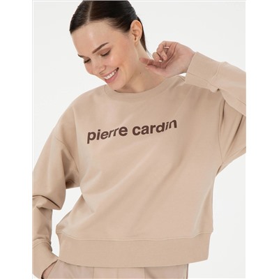 Bej Oversize Sweatshirt