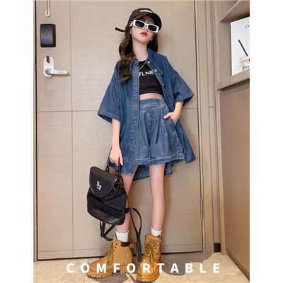 Летний костюм для девочек