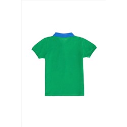 Erkek Çocuk Yeşil Polo Yaka Tişört