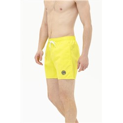 Erkek Neon Sarı Deniz Şortu