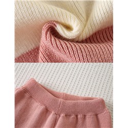 Вязанный костюмчик для девочек