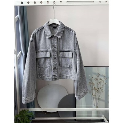 Женская джинсовая куртка с широкими рукавами АРМАН*И