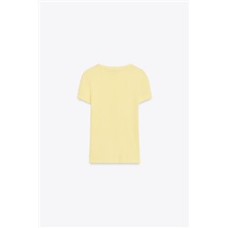 SHORT SLEEVE VISCOSE T-SHIRT