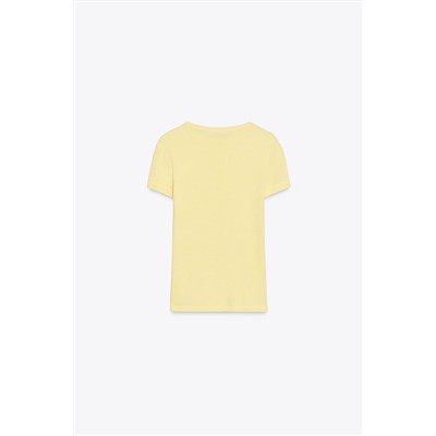 SHORT SLEEVE VISCOSE T-SHIRT