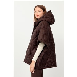 Anorak con capucha Marrón