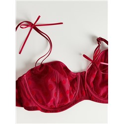 Weicher BH mit Punkten