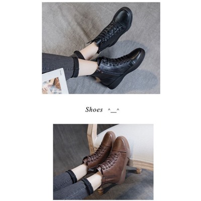 Женские ботинки из натуральной кожи