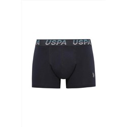 U.S. Polo Assn. U.S. Polo Assn.  Erkek Lacivert-Turuncu-Lacivert 3 lü Boxer