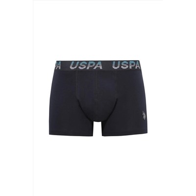 U.S. Polo Assn. U.S. Polo Assn.  Erkek Lacivert-Turuncu-Lacivert 3 lü Boxer