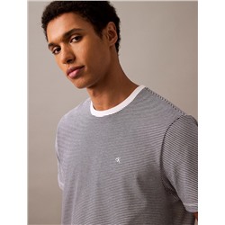 Smooth Cotton Stripe Classic T-Shirt