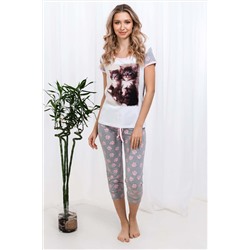 Пижама с бриджами Два котёнка НАТАЛИ #883850