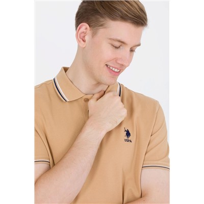 Erkek Camel Basic Polo Yaka Tişört
