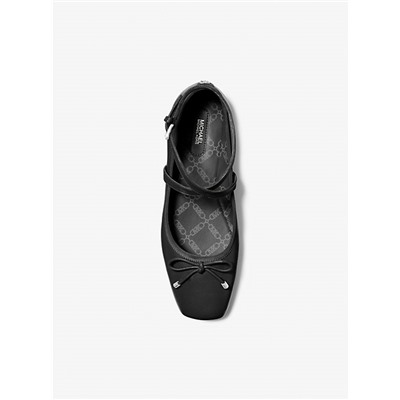 MICHAEL Michael Kors Collette Leather Ballet Flat