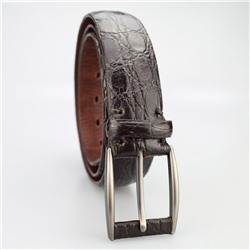 Ремень из кожи крокодила 35 мм