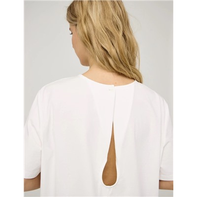 Белая блузка "Капля"