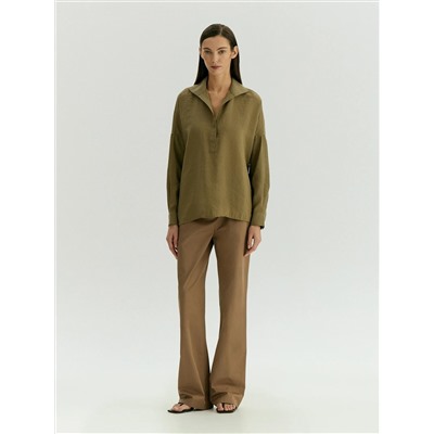 Блузка из модала, B3171/greens