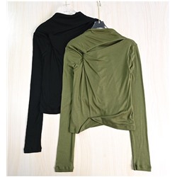 Легкая футболка с длинным рукавом из смеси МО*КО